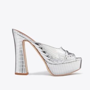 NWT Malone Souliers Yasmine Platform Mule 40